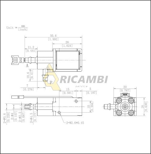Electrovalva pentru presiunea  SDF-0626L