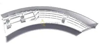 Maner Hublou pentru masina de spalat Gorenje W7443LR 349966
