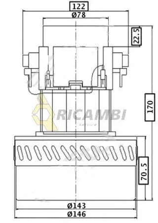 Motor aspirator bistadiu 1400w