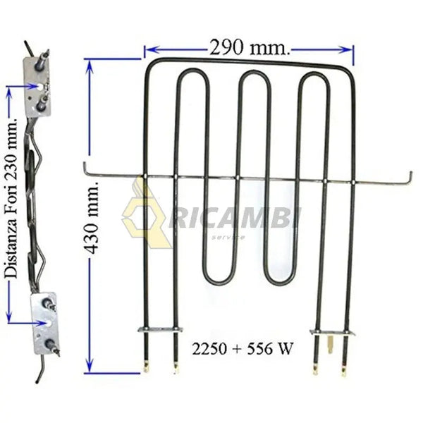 REZISTENTA DE INCALZIRE SUPERIOARA PENTRU CUPTOR ELECTRIC ARISTON