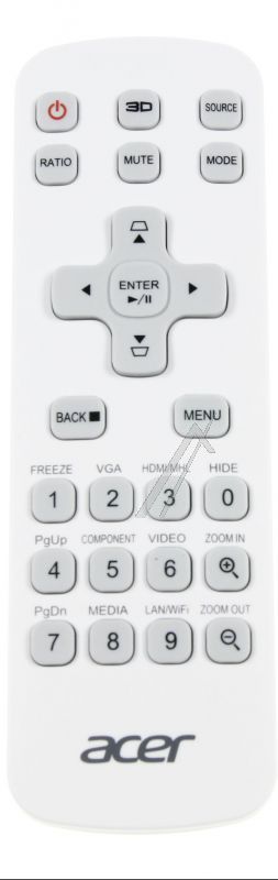Telecomanda proiector 25k.white.wo/laser ACER