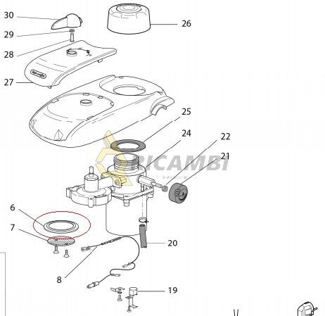 garnitura boiler espressor delonghi