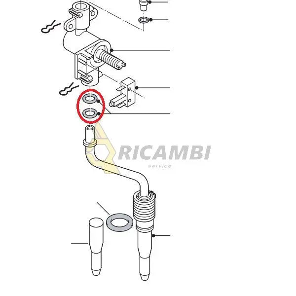 garnitura racord espressor 10x6 mm