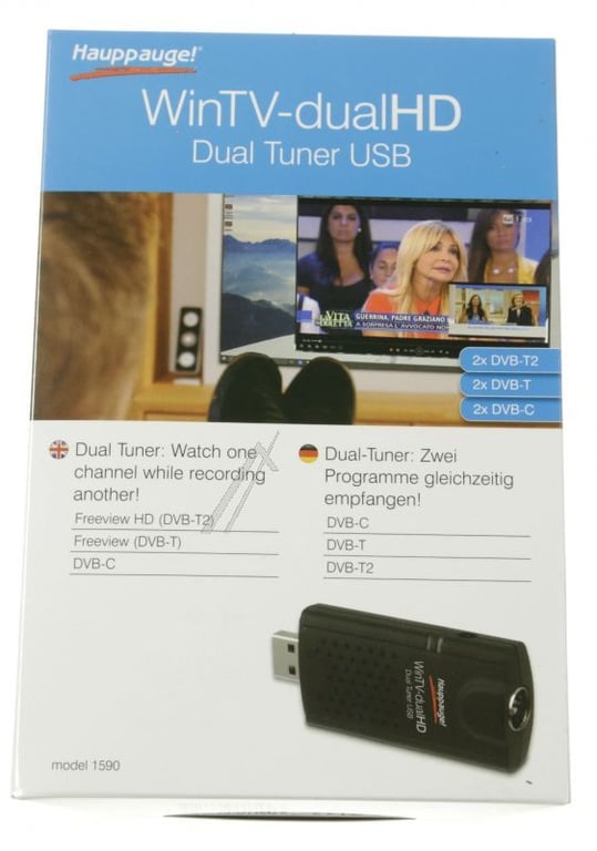 Wintv dualhd usb 2 0 stick dvb c t t potrivita pentru dual tuner-HAUPPAUGE