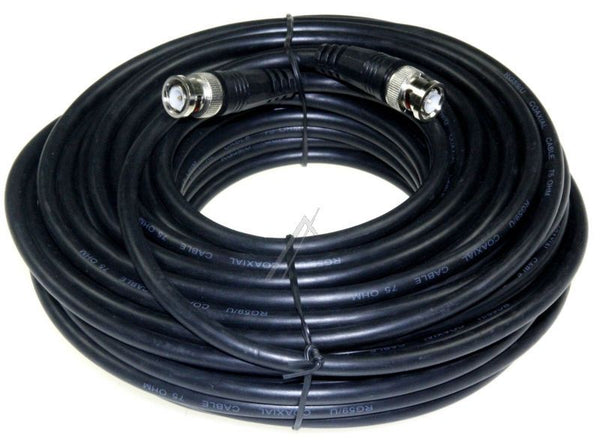 Cablu bnc tata bnc tata rg59 20 m negru 75ohm-COM