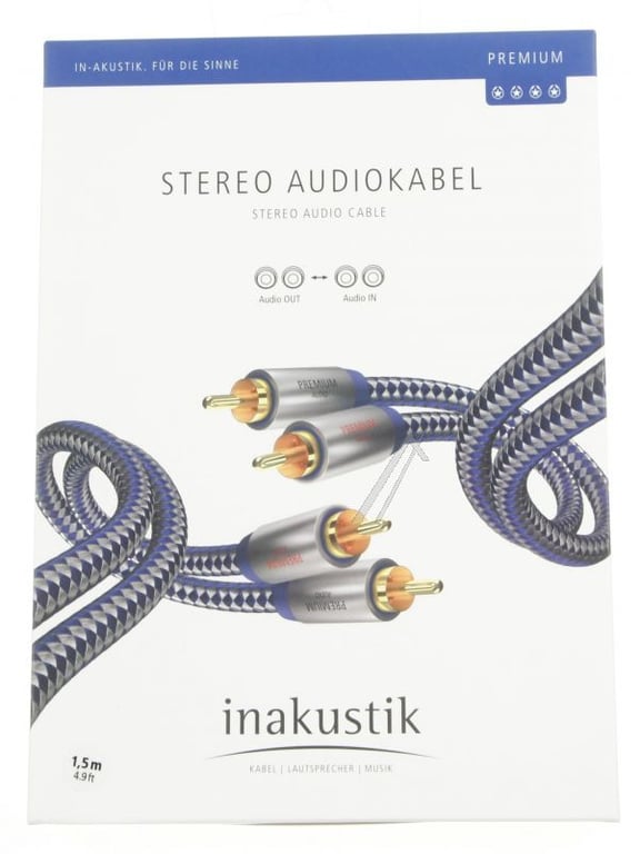 Premium-ii premium ii audio stereo 2xc stecker / 2xc stecker 1,5m INAKUSTIK