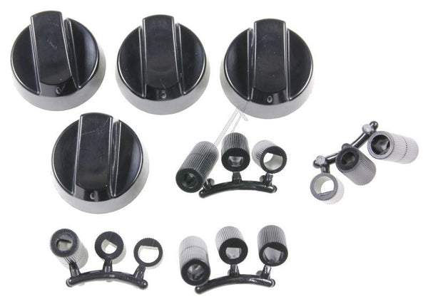 Buton potrivita pentru universal aragaz 4 buc negre-COM