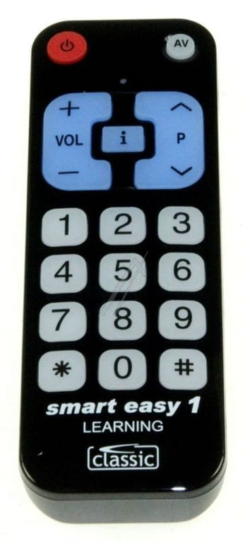 Smart easy 1 learning telecomanda cu functie de invatare 19 taste mari pt seniori-CLASSIC