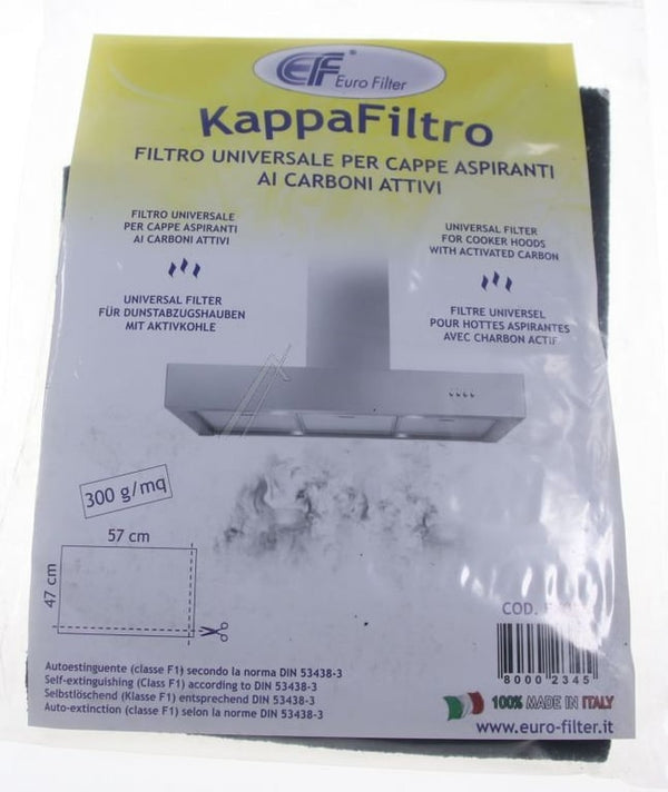 Filtru carbon activ 300g m potrivita pentru universal 47x57 dimensionabil-EUROFILTER