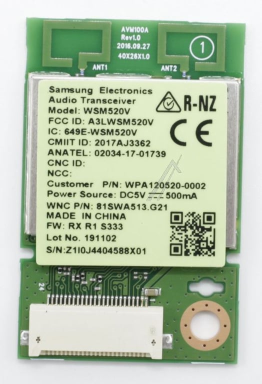 A s network wireless audio rx wpa120520 -SAMSUNG