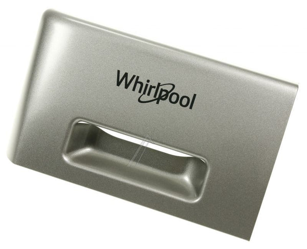 C00635516 maner sertar detergent emblema whirlpool argintiu-WHIRLPOOL INDESIT