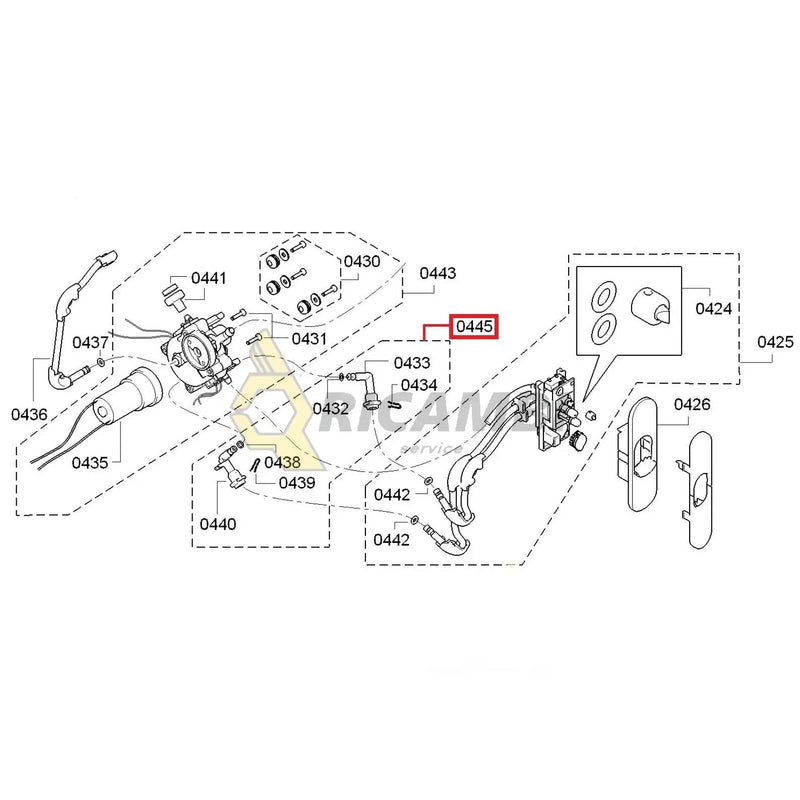 racord vana espressor bosch siemens