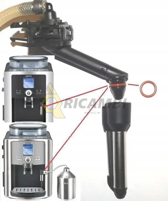 tub spuma abur espressor cafea krups